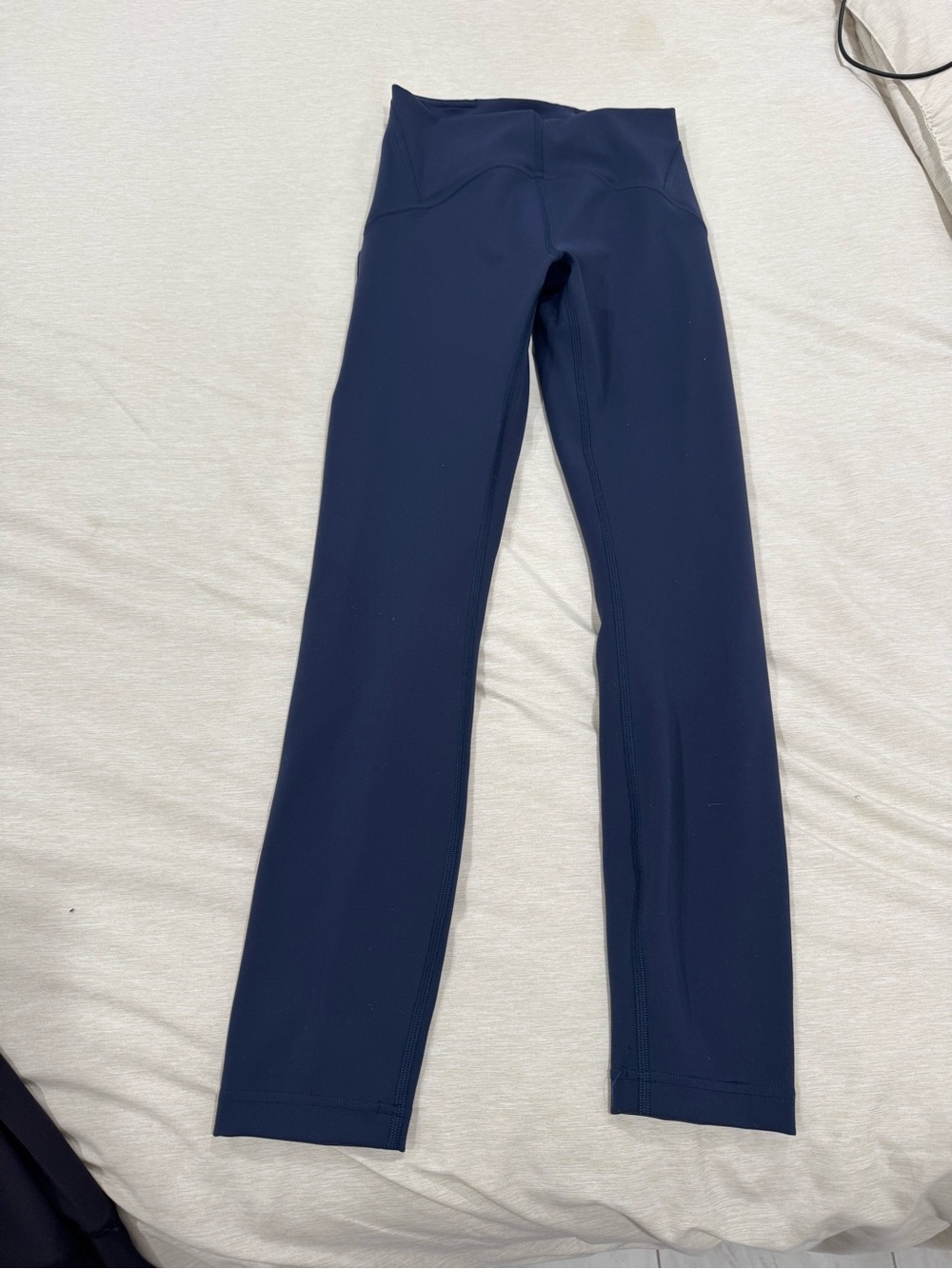Lululemon High-Waist Navy Athletic Leggings 25” inseam